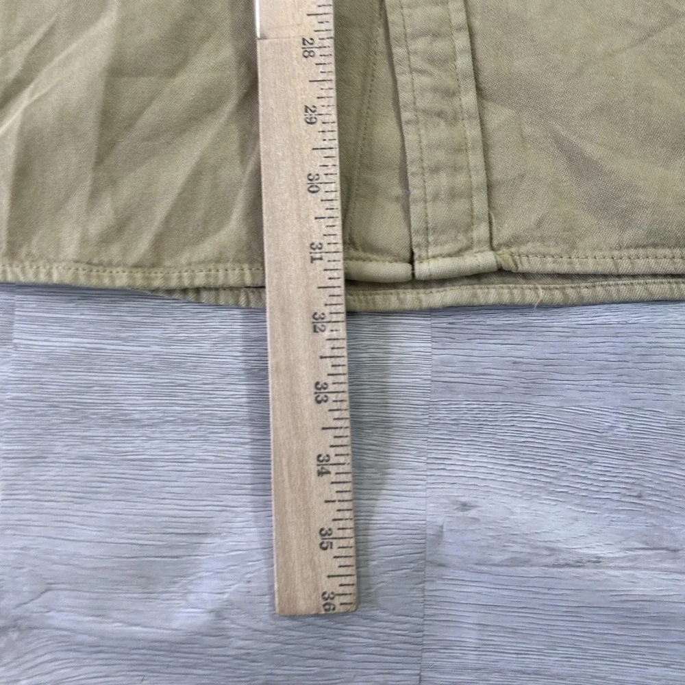 NEW Levi's The Western Shirt Mens 2XL Beige Western Snap‎ Long Sleeve Twill